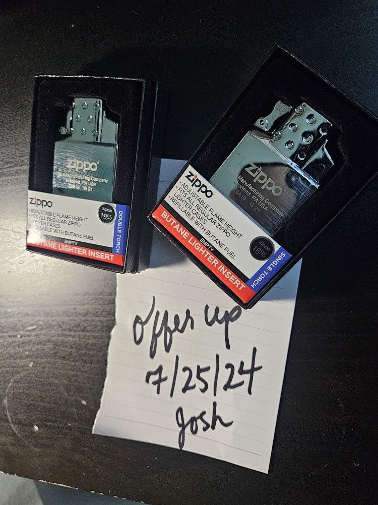 Zippo Double/Single Torch Inserts