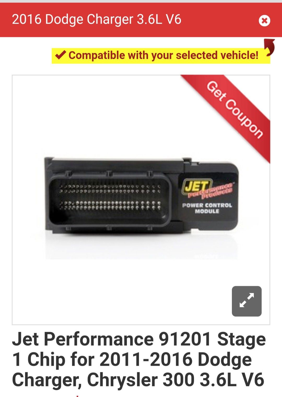 Jet Performance Chip Dodge Charger