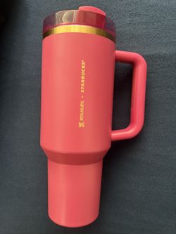 Starbucks x Stanley 40oz Quencher Tumbler – Pink (Like New)