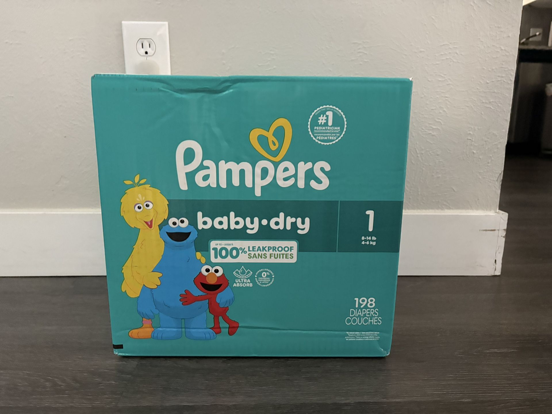 Pampers Size 1 198 Count