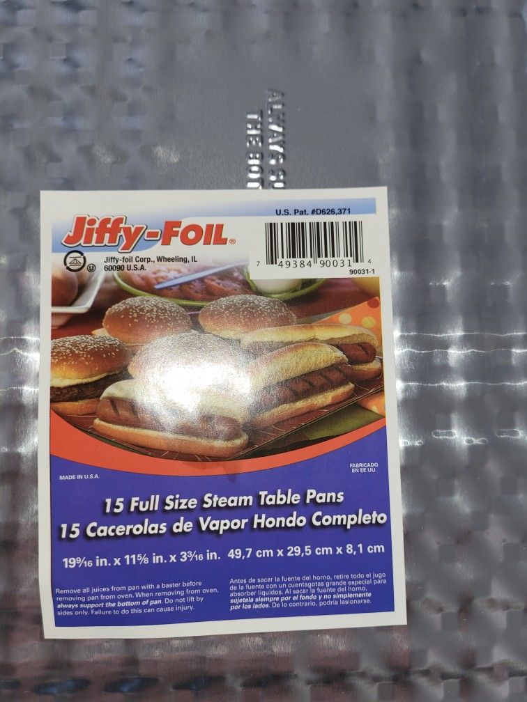 Jiffy Foil Pans