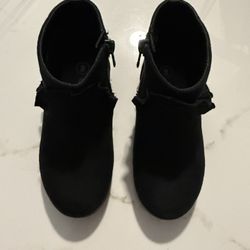 Cat & Jack Black Boots Toddler Girl