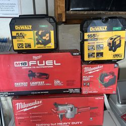 Milwaukee Tools All Brand New 
