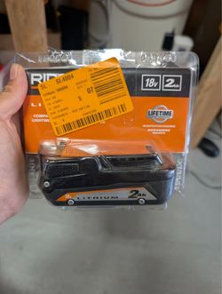 RIDGID 18V 2.0Ah Lithium-Ion Battery