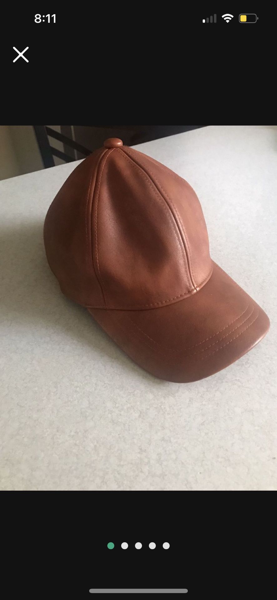 leather cap for men