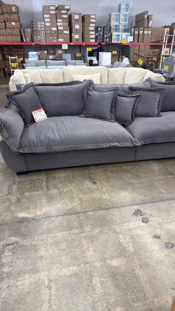 Velvet Dark Gray Sectional