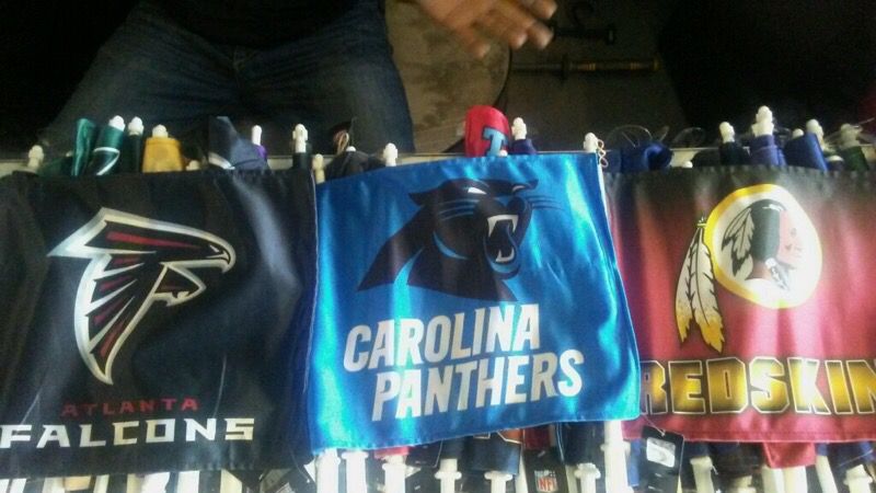 Custom NFL Team Shirts & Car Flags‼️