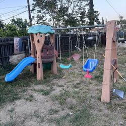 Plastic Swing Set For Kids