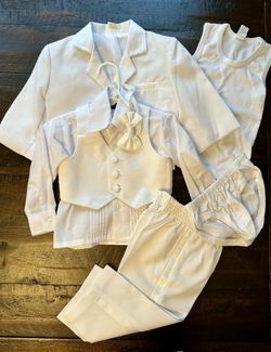 Boys Suit & Shoes Set 