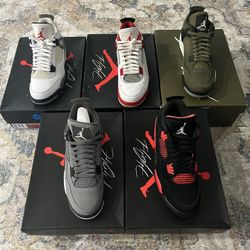 Jordan 4 Retros Sizes 11/11.5 ** READ DESCRIPTION PLEASE***