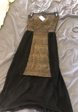 Semi-formal halter top dress