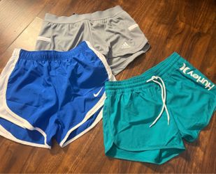 (SMALL) Nike, Adidas & Hurley Athletic Shorts Bundle