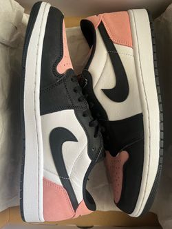 Brand New Nike Air Jordan 1 Retro Low OG “Bleached Coral” Size 12 Men