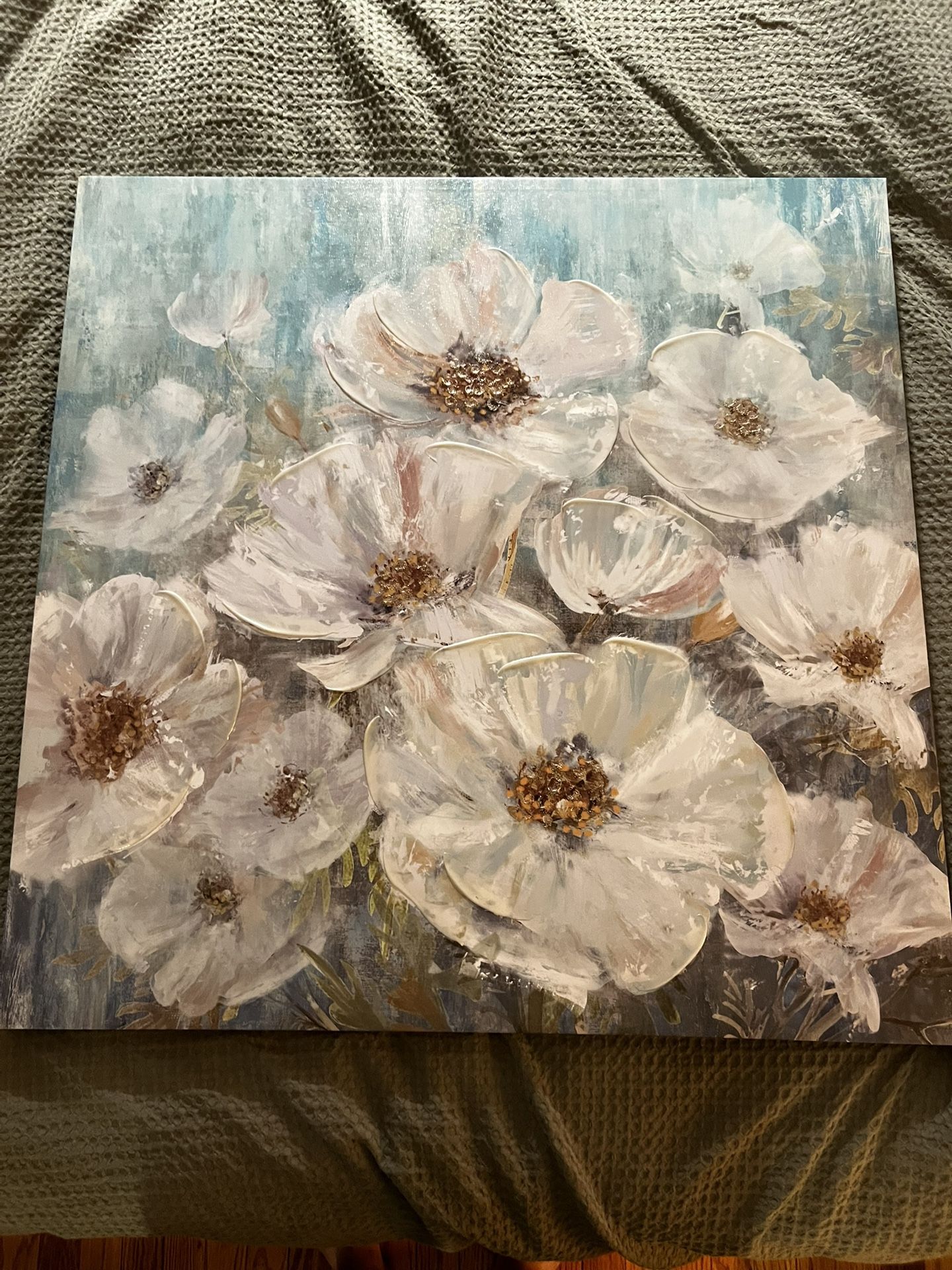Blue Floral Painting