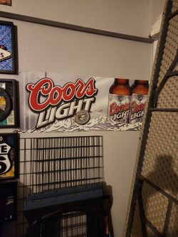 Coors Light Sign