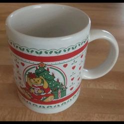 Christmas Holiday Cup Mug Bear Home Kitchen Collectible
