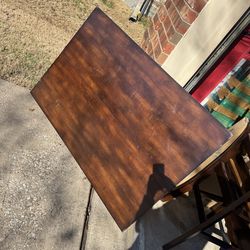 6 Seater Wooden Dinner Table