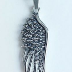 Stainless Steel Angel Wing Necklace For Men (Lowered Price) 