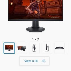 Dell 27 Curved Gaming Monitor - S2721HGF,