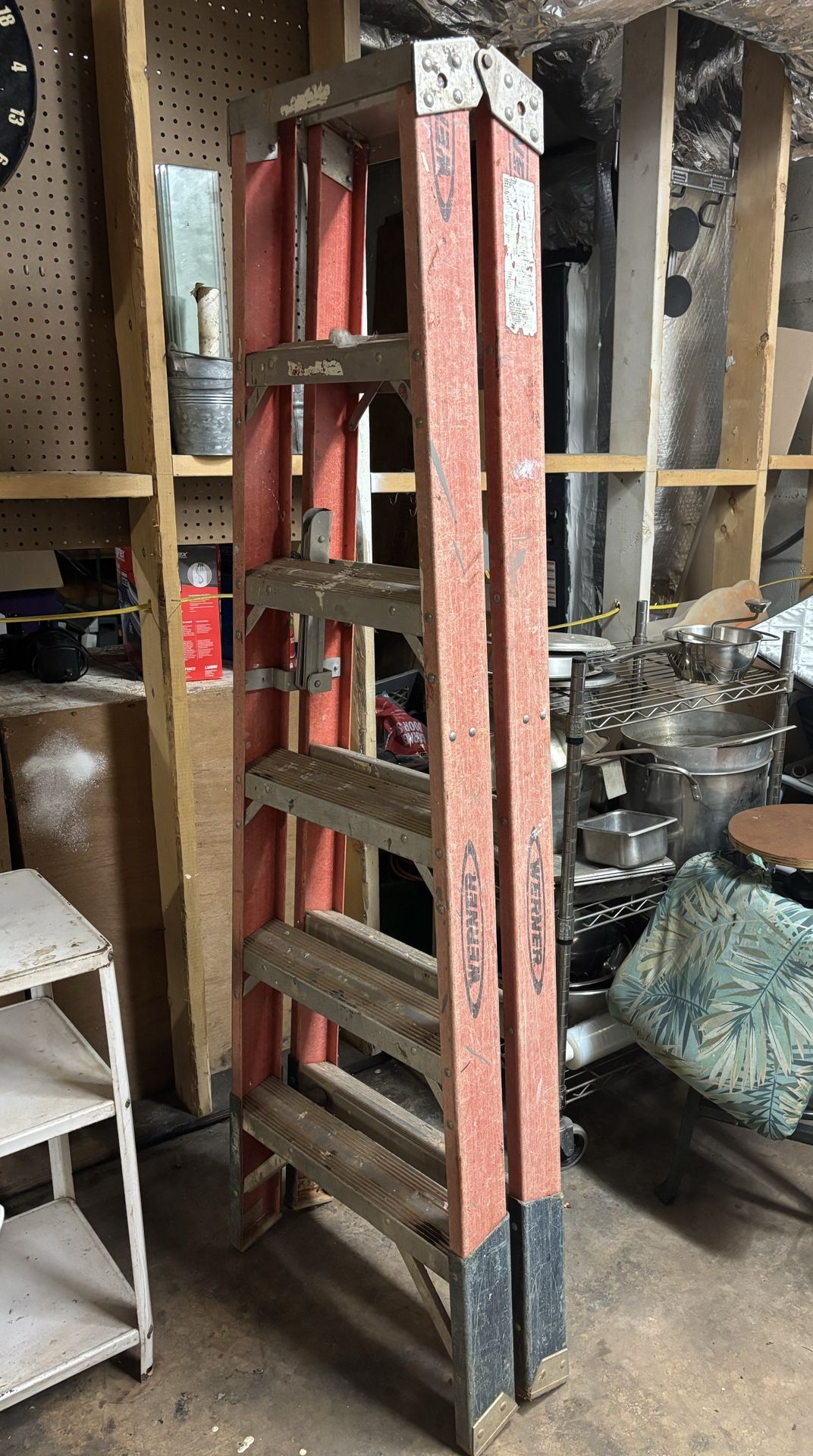 Werner Fiberglass Ladder 8’ New