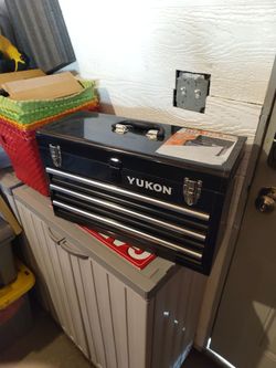 YUKON 20 in. 3-Drawer Steel Toolbox