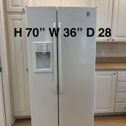 Standard White GE Refrigerator (Delivery Included)