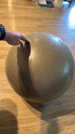 Stability ball, fitness ball, with pump