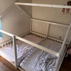 Twin Floor Bed Frame 