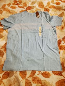 Sonoma men's short-sleeve crewneck t-shirt in the shade "Foggy Blue"