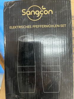 Sangcon Electric Pepper Grinder Set