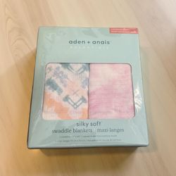 aden + anais Essentials Silky Soft Bamboo Muslin Swaddle, Breathable Baby Blanket, Ideal for Boys, Girls, Newborns, Babies & Infants, Receiving Blanke