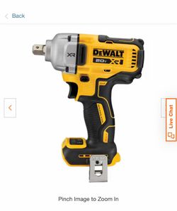 Dewalt 1/2” mid torque impact wrench tool only