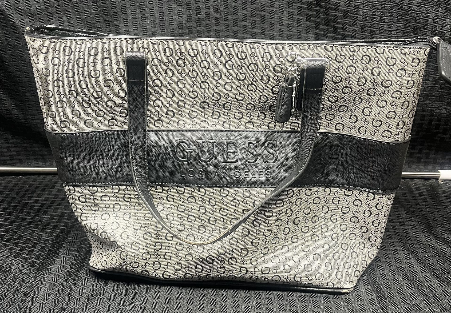 Large Black Guess Tote Bag