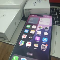 AIRPOD PRO 4 PRO 2 AND AIRPOD 2  ..Blue iphone 15 Pro MAX 256gb