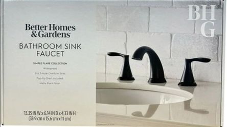 Black Bathroom Faucet