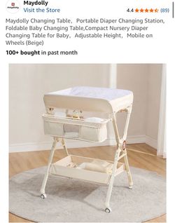 Portable diaper changing table