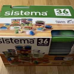 Sistema Storage Containers 36 Piece-New