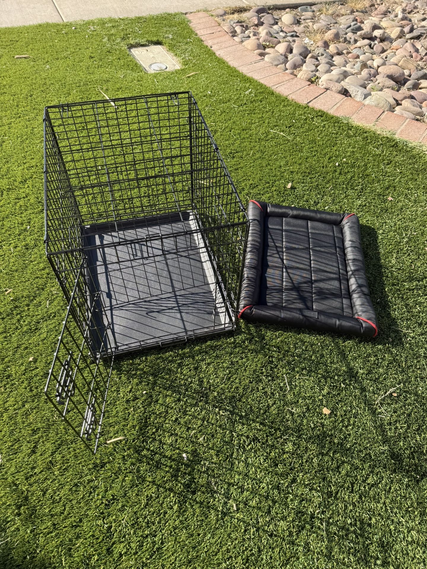 Small Dog Crate And Accessories