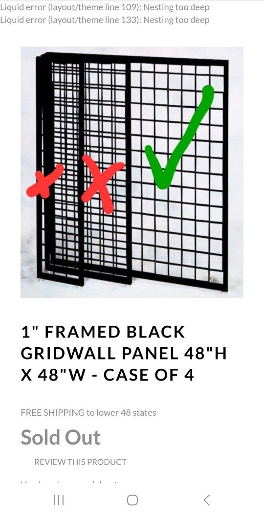 Framed Grind Panels Wire Framed Panels Sheet