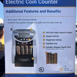Electric coin counter