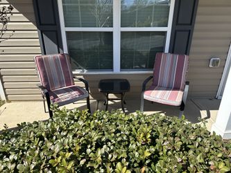 Style Selections Pelham Bay Stackable Black Metal Frame Stationary Dining Chair with Tan Sling Seat