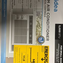 Midea 5,000 BTU 150 Sq ft Mechanical Window Air Conditioner AC White