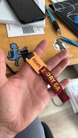Escape 2 day GA wristband
