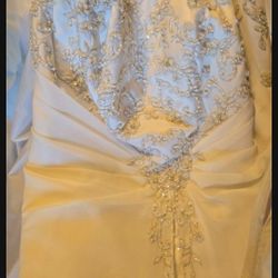 Wedding Dress w/Petticoat