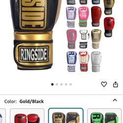 Ringside Apex Bag Gloves, IMF-Tech Boxing Gloves with Secure Wrist Support, Synthetic Boxing Gloves for Men and Women