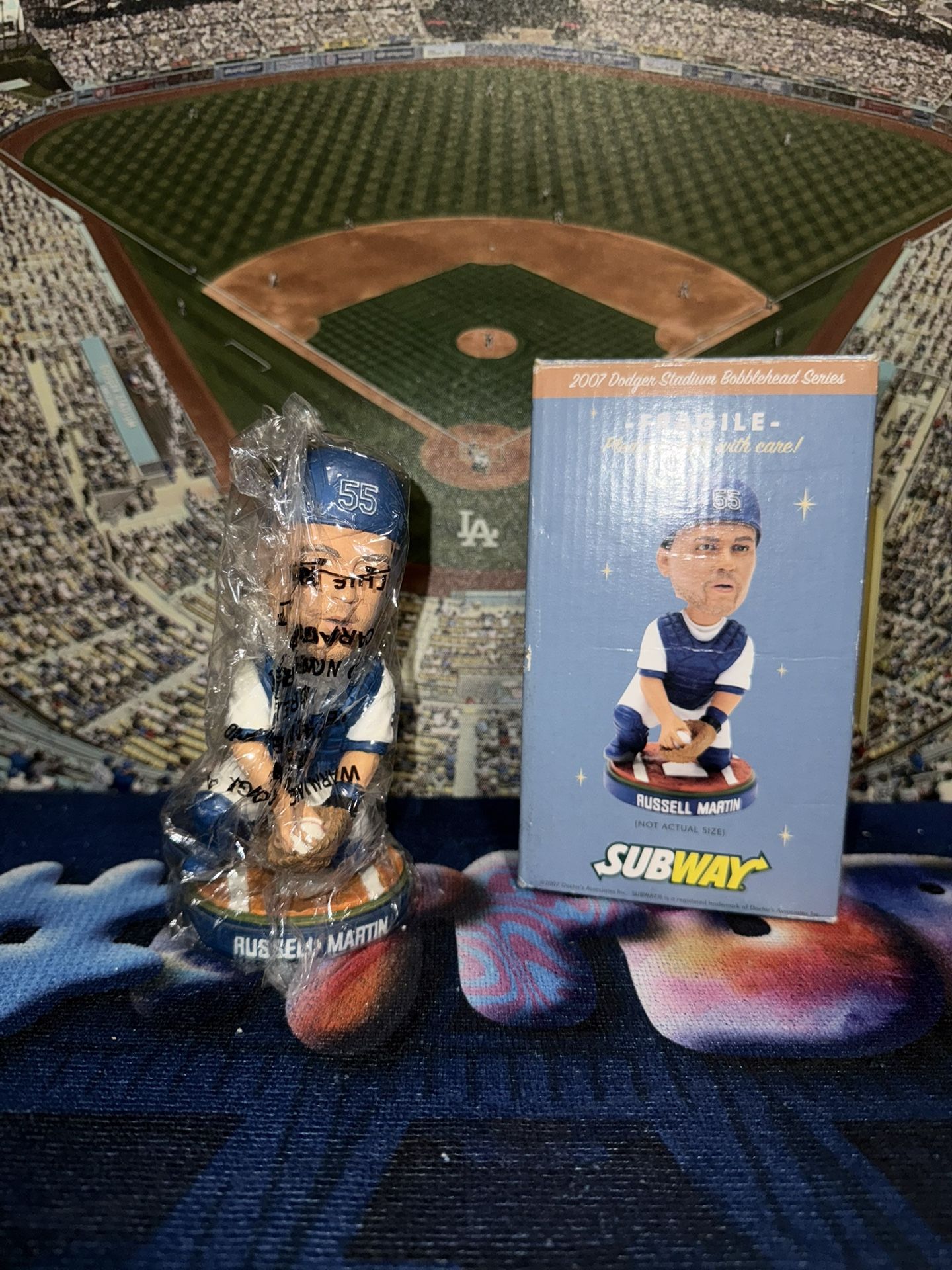 Dodgers Bobble Heads Bobbleheads Russel Martin