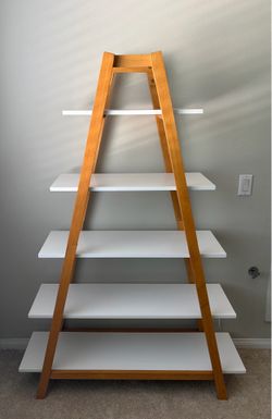 5-Shelf Ladder Bookcase