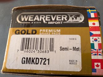 Weareve Gold Premium Brake Pads GMKD721