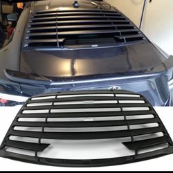 13-20 Scion FRS Subaru BRZ Toyota 86 T Style Matte Black Rear Window Louver