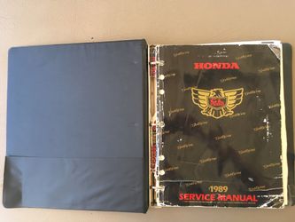 Honda 1500 Goldwing Shop service manual 1989